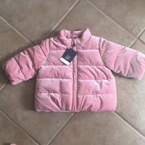 🔻NWT BABY GAP Velvet Putter Jacket